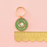 Sarah Hearts Good Things Take Time Keychain